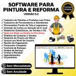 Software Os Serviços de Pintura e Reforma com Vendas Financeiro e Estatística v5.6 Plus - Fpqsystem