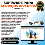 Software Os Serviços Diversos com Vendas Financeiro e Estatísticas v5.6 Plus - Fpqsystem