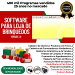 Software para Loja de Brinquedos Controle de Estoque Pedido de Vendas e Financeiro v3.0 Plus - Fpqsystem