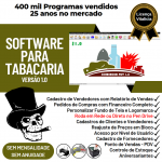 Software Pdv Frente de Caixa para Tabacaria com Estoque e Financeiro v1.0 - Fpqsystem