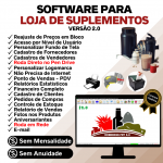 Software Pdv Para Suplementos Estoque e Financeiro V2.0 Plus - Fpqsystem