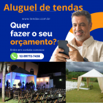 solicite seu orçamento - Aluguel de tendas para evento