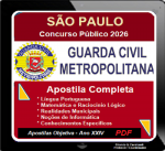 Super apostila preparatória - Concurso Público Guarda Civil Metropolitana - Sp