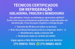 Trabalho com conserto de geladeira em geral