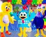 Turma Galinha Pintadinha cover personagens vivo festas infantil