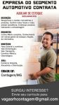 Vaga auxiliar de estoque Pcd - Vespor Automotive  Contagem-mg