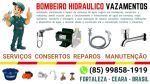 Vazamentos   Serviços  Hidraulico  Fortaleza  85 99858-1919