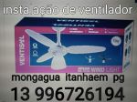 Ventilador de teto  instalação  mongagua