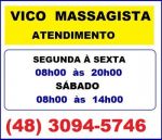 Vico Massagista - Massagem Terapêutica Massoterapia Quiropraxia – São José Sc.