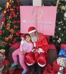 visita do papai noel na loja  e papai noel para entrega dos presentes 