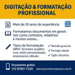Você precisa digitar e formatar seu trabalho ou documento com qualidade e precisão?