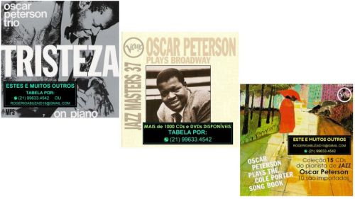 15 Cds do pianista de jazz Oscar Peterson 676711