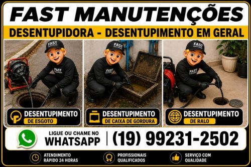 19-99231-2502 Desentupidora no Swiss Park em Campinas - Fast Manutenções desentupimento em geral. 786066 19-99231-2502 Desentupidora no Swiss Park em Campinas - Fast Manutenções desentupimento em geral. 786066