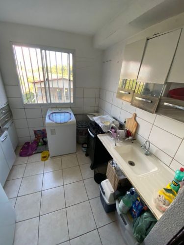 2 quartos Sala Cozinha integrada com área de serviço Banheiro social vaga de garagem demarcada Chácaras Bom Jesus Contagem 773997