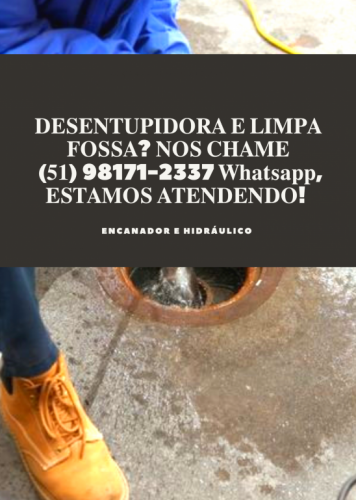 24 Hs Desentupimento de Cano Pluvial em Porto Alegre e Regiões 624038