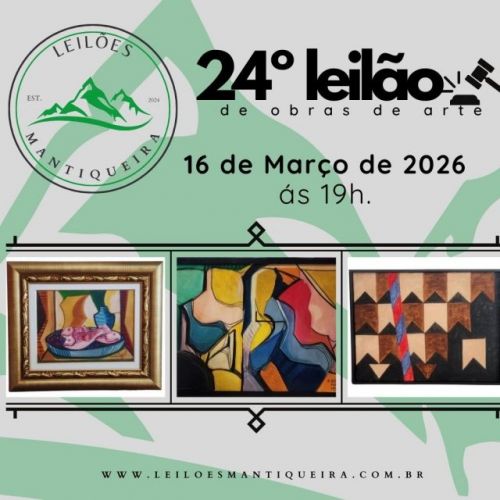 24º Leilão De Arte e Antiguidades 781046 24º Leilão De Arte e Antiguidades 781046