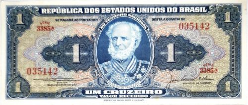  52 Cédulas de 1cz Marquês de Tamandaré - Fe	 670109