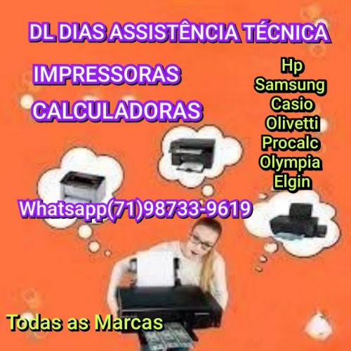 71 98733 9619 Conserto de Calculadoras elgin Casio Olivetti Sharp  Procalc em Salvador Bahia 743595