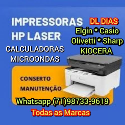 71 98733 9619 Conserto de Impressoras hp  Brother  Samsung Kiocera em Salvador 742093