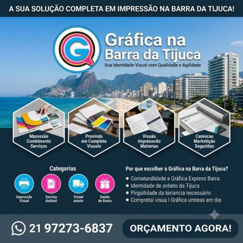 A Sua Solução Completa em Impressão na Barra da Tijuca 782646
