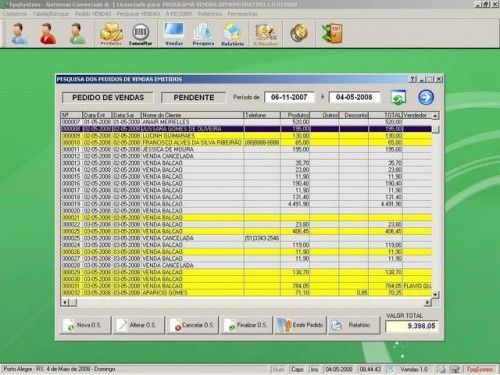 Programa para controlar vendas e estoque v1.0   FpqSystem 1910