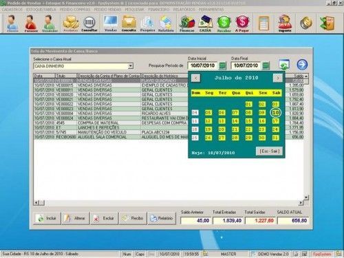 Programa para Controlar Vendas, Controlar Estoque e Financeiro v2.0 2531