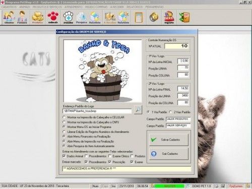 Programa para PetShop e Veterinária + Produtos e Serviços v1.0 2555