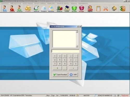 Programa Ordem de Serviço para Marmoraria + Vendas + Financeiro v4.8 2567