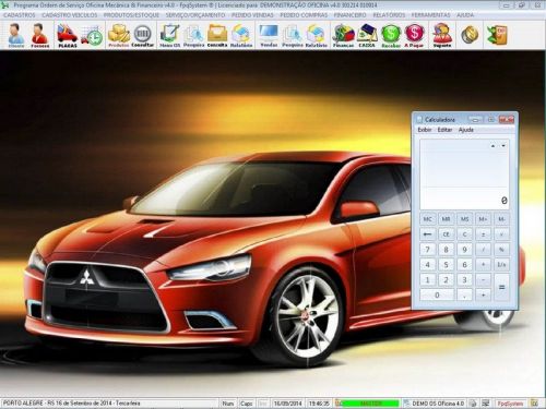 Programa para Oficina Mecânica para Veiculos em Geral, Vendas e Financeiro v4.0 FpqSystem 97776