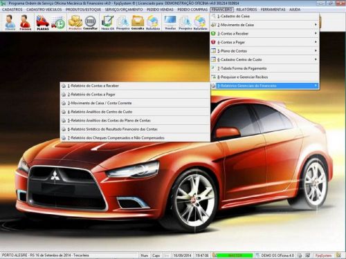 Programa para Oficina Mecânica para Veiculos em Geral, Vendas e Financeiro v4.0 FpqSystem 97791