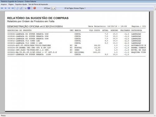 Programa para Oficina Mecânica para Veículos em Geral Vendas e Financeiro v4.0 - Fpqsystem 97795