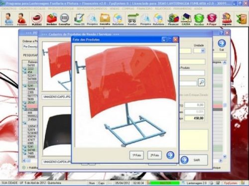 Software para Lanternagem, Funilaria e Pintura com Vendas e Financeiro v2.0 19028