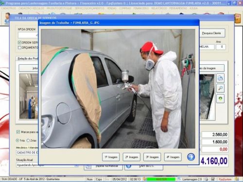 Software para Lanternagem Funilaria e Pintura com Vendas e Financeiro v2.0 - Fpqsystem 19034