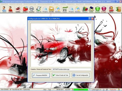 Software para Lanternagem Funilaria e Pintura com Vendas e Financeiro v2.0 - Fpqsystem 19039