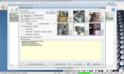 Programa Ordem de Serviço Assistência Técnica Vendas Estoque e Financeiro v5.0 Plus - Fpqsystem 58440