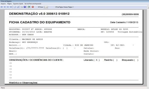 Programa Ordem de Serviço Assistência Técnica Vendas Estoque e Financeiro v5.0 Plus - Fpqsystem 58454