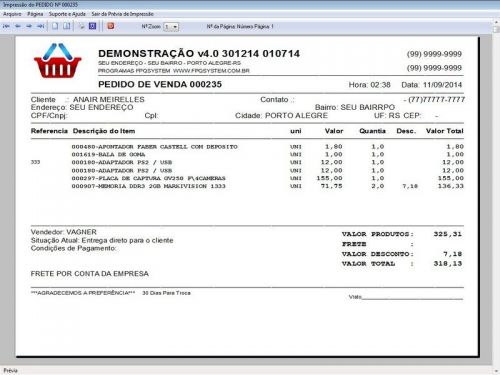Programa Assistência Técnica Ordem de Serviço Orçamento e Financeiro v4.0 - Fpqsystem 96584