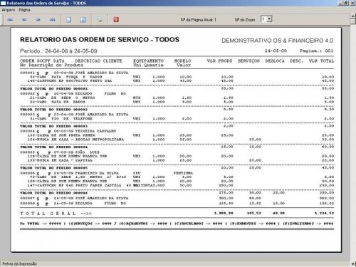 Programa Assistência Técnica Ordem de Serviço Orçamento e Financeiro v4.0 - Fpqsystem 96589