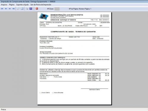 Programa Assistência Técnica Ordem de Serviço Orçamento e Produtos v2.0 - Fpqsystem 96611