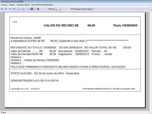 Programa Assistência Técnica Ordem de Serviço Orçamento e Produtos v2.0 - Fpqsystem 96613