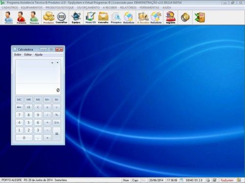 Programa Assistência Técnica Ordem de Serviço Orçamento e Produtos v2.0 - Fpqsystem 96617