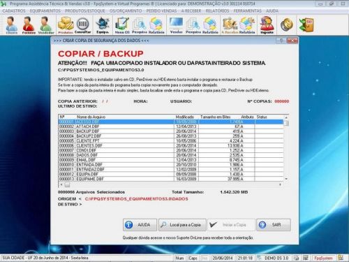 Programa para Assistência Técnica, Ordem de Serviço, Orçamento e Vendas v3.0 - Fpqsystem 96630