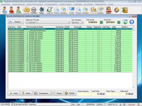 Programa para Assistência Técnica, Ordem de Serviço, Orçamento e Vendas v3.0 - Fpqsystem 96634