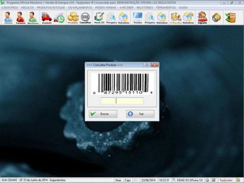 Programa para Oficina Mecânica com OS, Orçamento e Cadastro de Placas v3.0 - Fpqsystem 97556