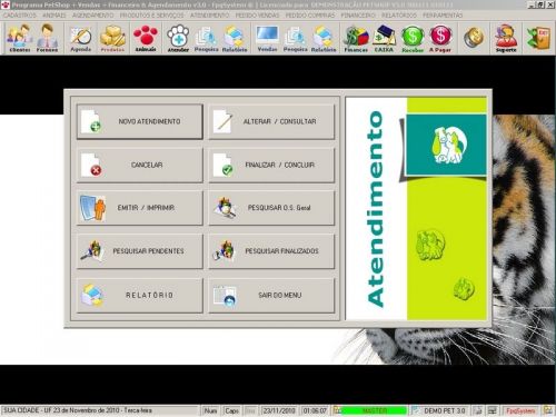 Programa para Petshop e Veterinária com Vendas Serviços e Financeiro v3.0 - Fpqsystem  Virtual Programas 97648