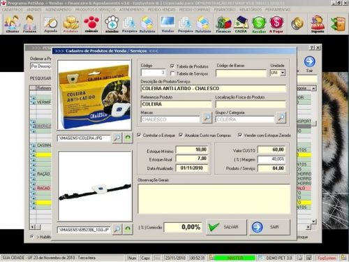 Programa para PetShop e Veterinária com Vendas, Serviços e Financeiro v3.0 - FpqSystem 97654