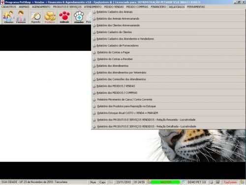 Programa para PetShop e Veterinária com Vendas, Serviços e Financeiro v3.0 - FpqSystem 97659