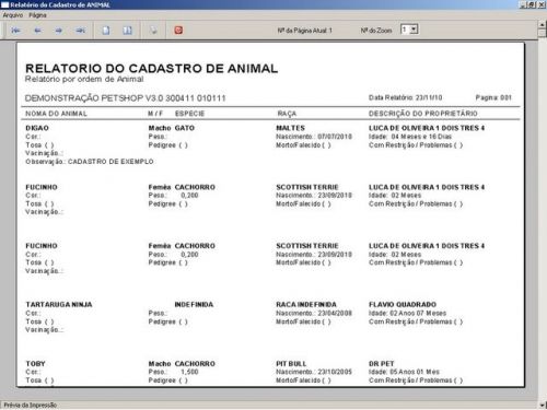 Programa para Petshop e Veterinária com Vendas Serviços e Financeiro v3.0 - Fpqsystem  Virtual Programas 97662
