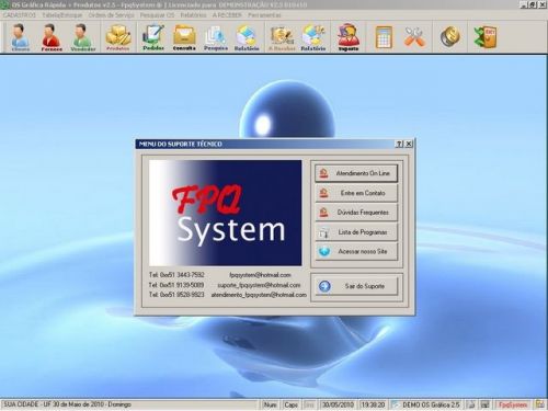 Programa Gráfica Rápida com Cadastro de Clientes e Serviços v2.5 - FpqSystem 97755