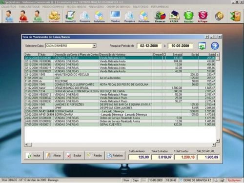 Programa Gráfica Rápida com Cadastro de Clientes, Serviços e Financeiro v4.5 - FpqSystem 97759